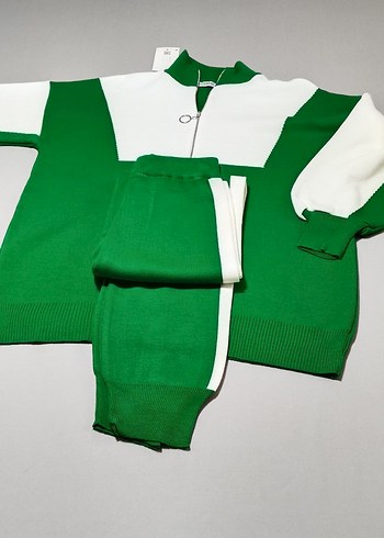 Yeşil Fermuarlı Erkek Spor Forması - Görsel 5