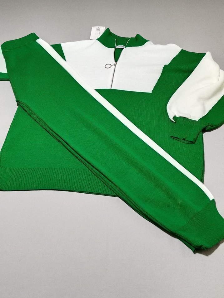 Yeşil Fermuarlı Erkek Spor Forması - Görsel 4