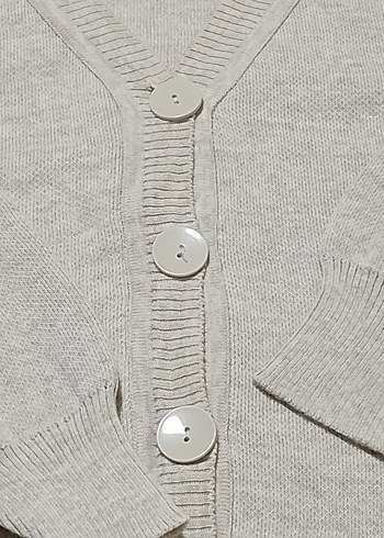 Basic taş renkli hırkalı takım - Görsel 4