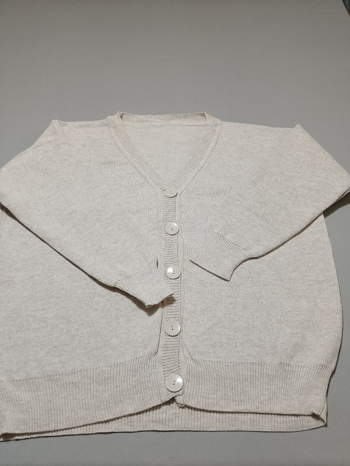 Basic taş renkli hırkalı takım - Görsel 5