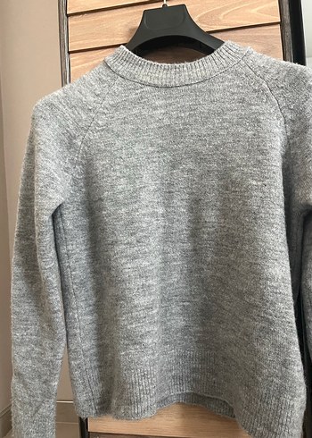 Stradivarius Gri Kadın Yün Kazak - Görsel 2