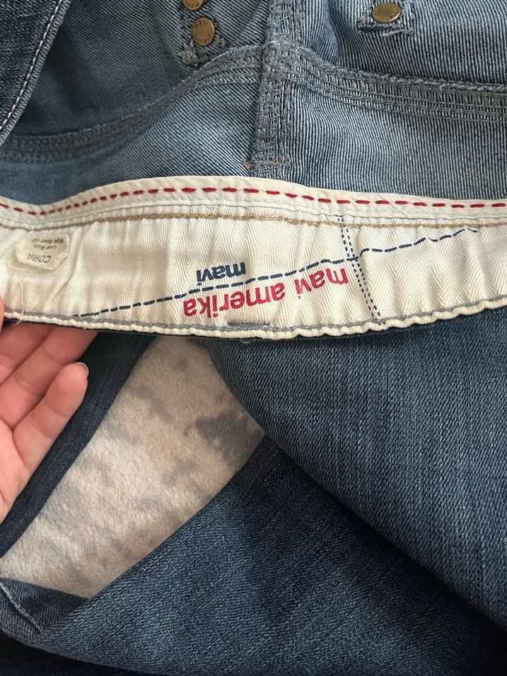 Lacivert düşük bel jean - Görsel 2