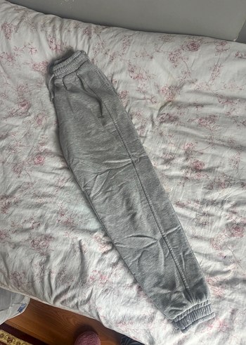 Gri Rahat Kesim Kadın Eşofman Altı - Görsel 4