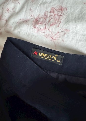 Lacivert Kadın Uzun Etek - Görsel 5