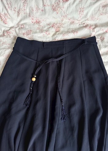 Lacivert Kadın Uzun Etek - Görsel 2