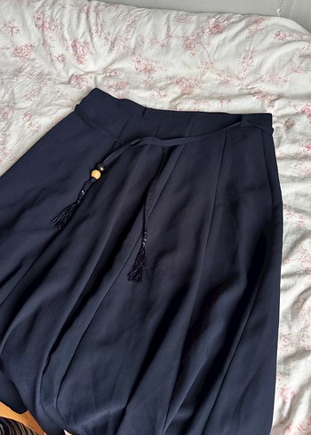 Lacivert Kadın Uzun Etek - Görsel 3