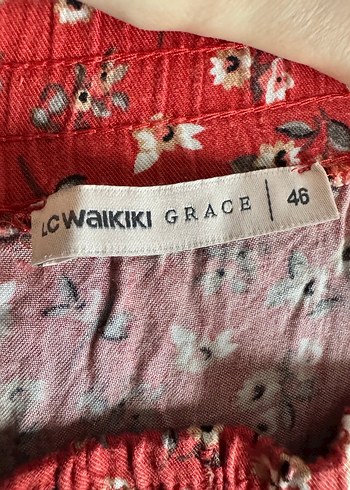 Lc waikiki Kırmızı Bohem Uzun Etek - Görsel 2