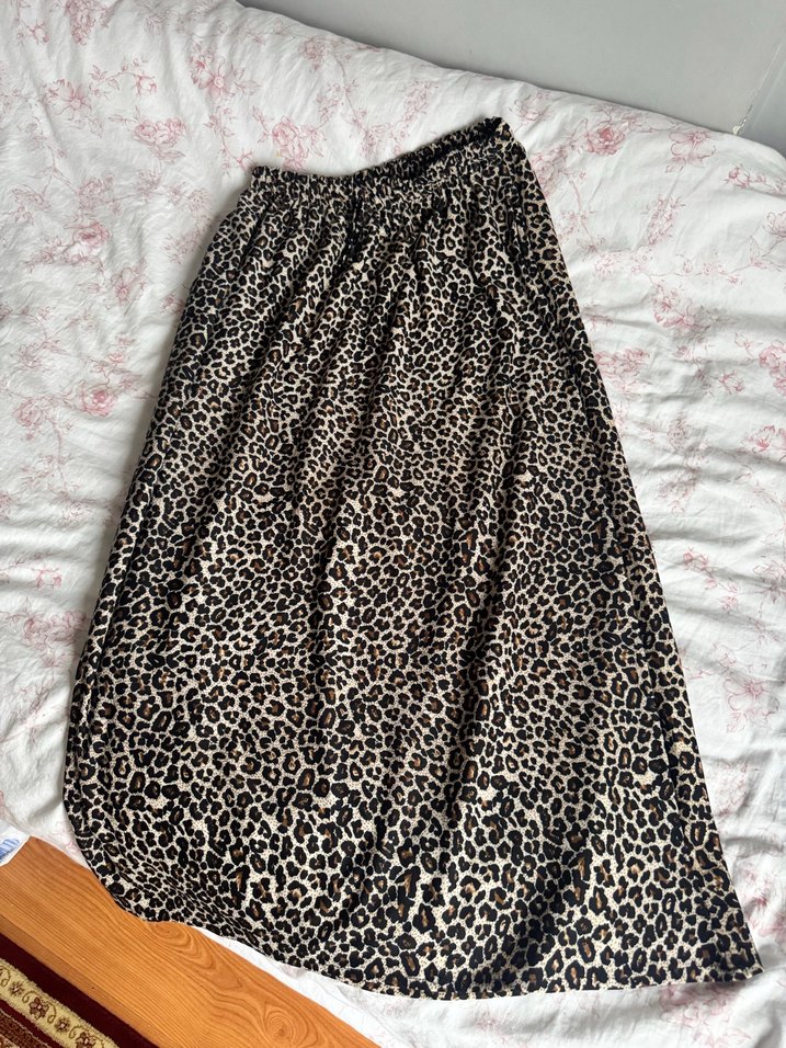 Leopar Desenli Uzun etek - Görsel 3