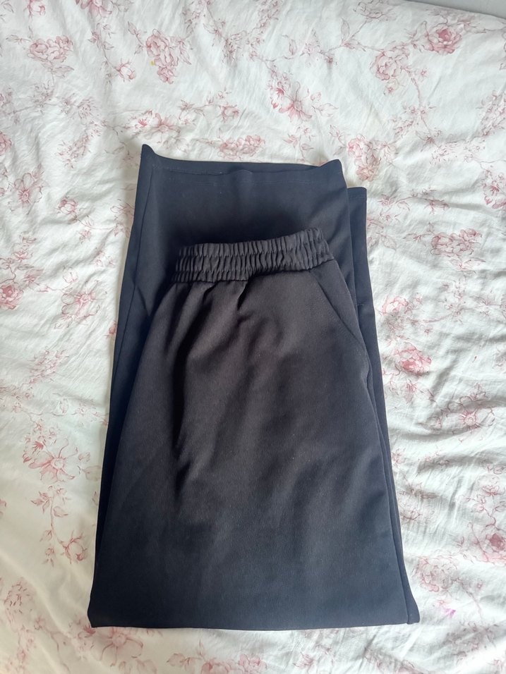 Siyah Kadın Büyük Beden Pantolon - Görsel 4