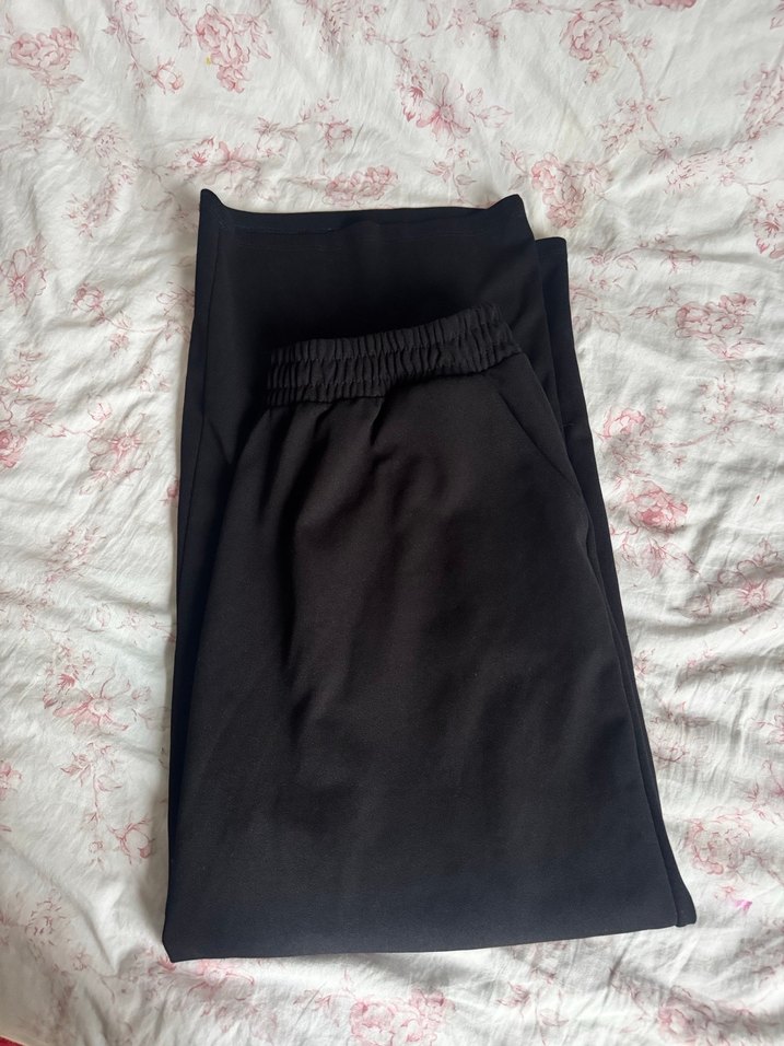 Siyah Kadın Büyük Beden Pantolon - Görsel 3