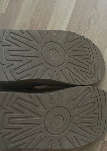 Kürklü Kahverengi Süet Kadın Dolgu Topuk Bot - Görsel 5