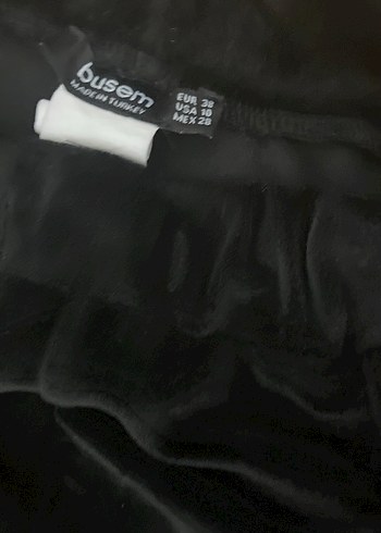 Kadın Siyah Taşlı Kadife Jogger Eşofman Altı Y2K - Görsel 4