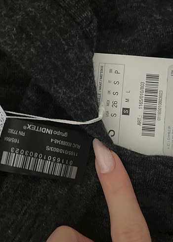 Kadın Gri Pilili Uzun Kışlık Etek Zara - Görsel 7