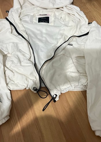 Bershka Crop Yağmurluk - Görsel 5