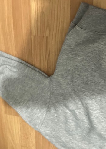 Kapüşonlu Harvard Baskılı Gri Kadın Kalın Sweatshirt Pull Bear - Görsel 9
