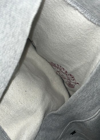 Kapüşonlu Harvard Baskılı Gri Kadın Kalın Sweatshirt Pull Bear - Görsel 4