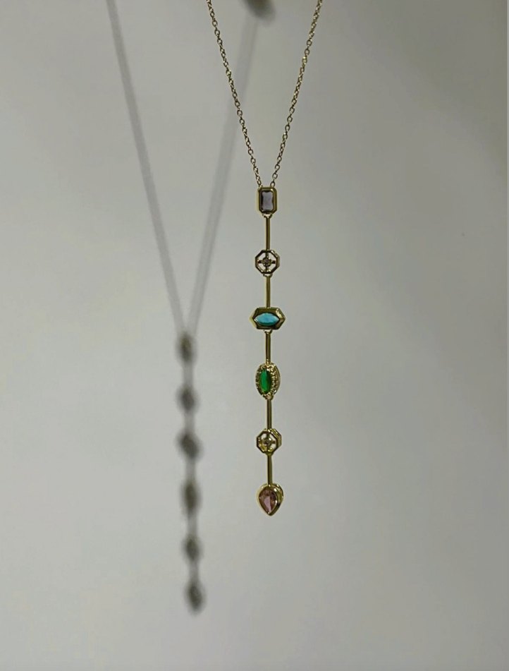 Element model Y kolye - Görsel 3