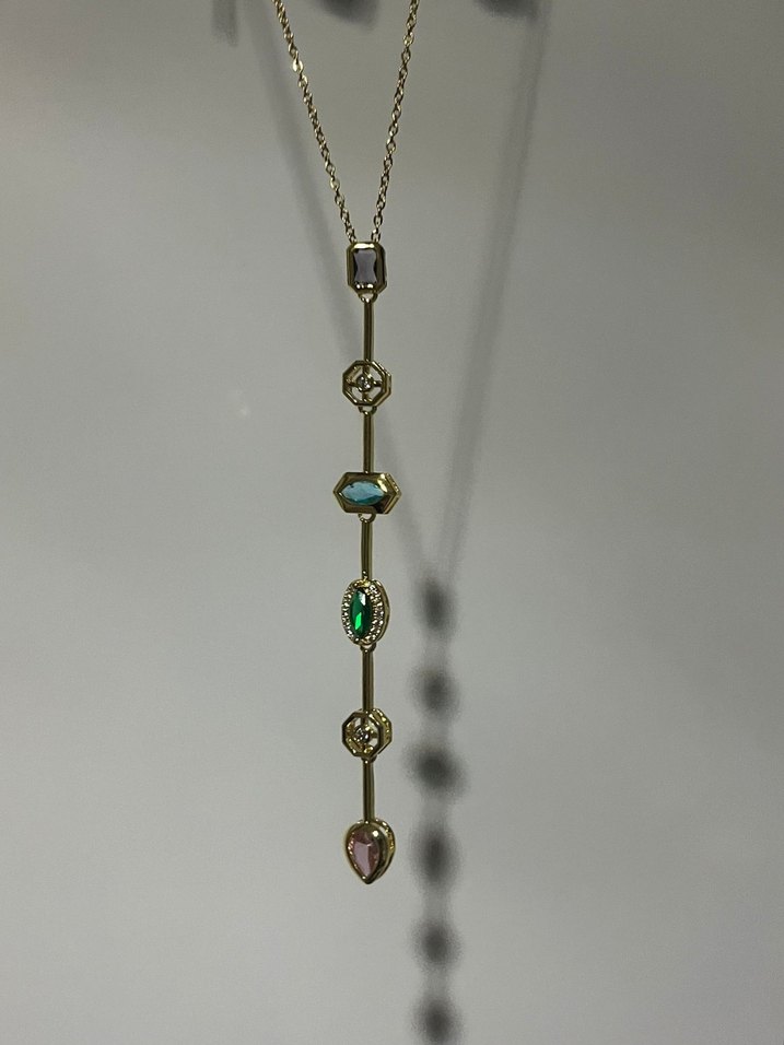 Element model Y kolye - Görsel 2