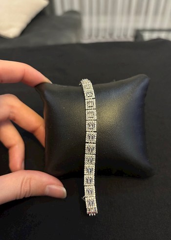 Zirkon çelik bileklik - Görsel 2