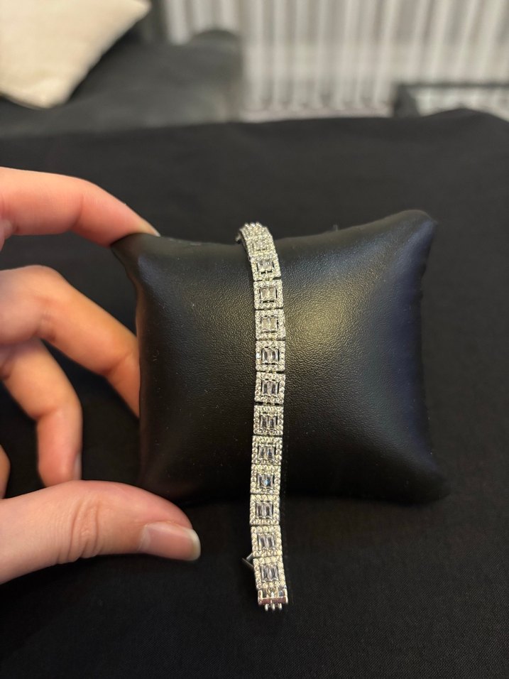 Zirkon çelik bileklik - Görsel 2