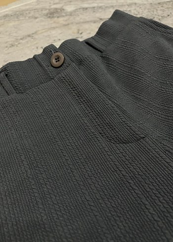 Diğer Xl / 42 Gri Midi Kumaş Kadın Pantolon