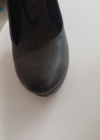 Siyah Modern Klasik Stiletto Topuklu Kadın Ayakkabı - Görsel 4