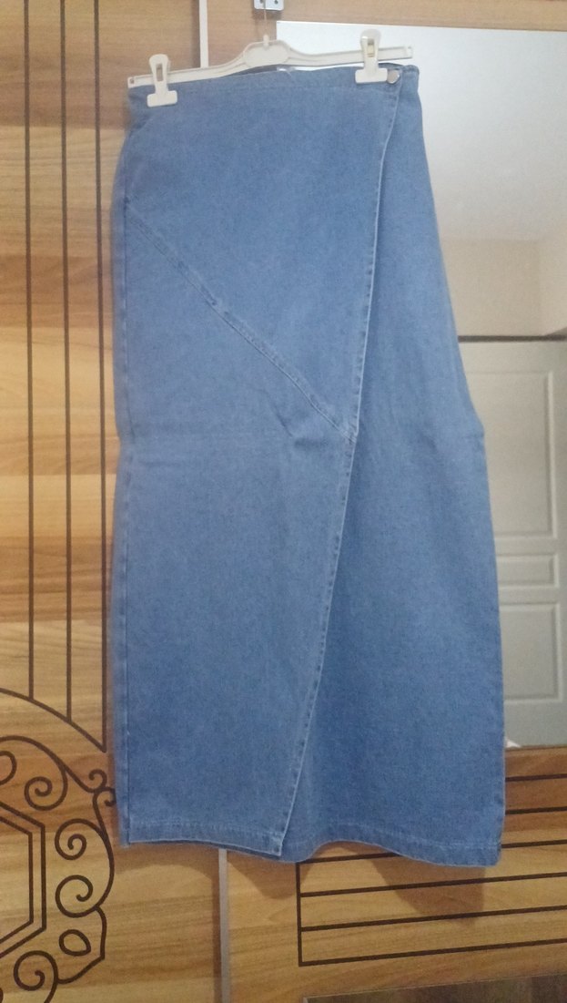 Kruvaze Model Kot Etek - Görsel 2