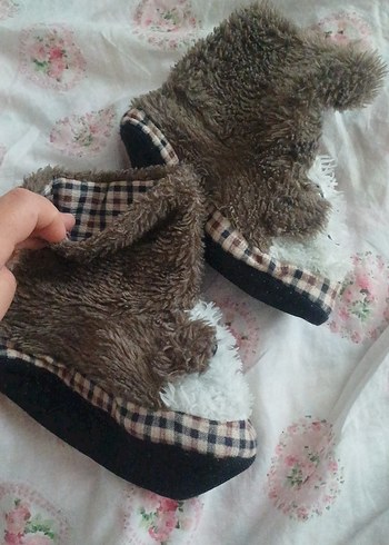 Kızlar için Bohem Tarzı Sıcak Kürklü Terlik - Görsel 2