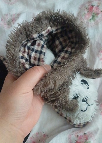 Kızlar için Bohem Tarzı Sıcak Kürklü Terlik - Görsel 4