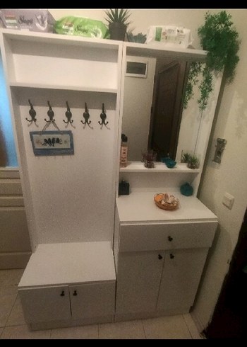 beyaz Çok Bölmeli Dolap Düzenleyici - Görsel 2