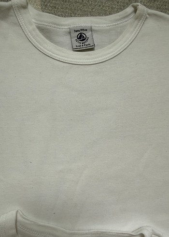 Petit Bateau Çocuk Beyaz Kısa Kollu Atlet 2'li Set - Görsel 3