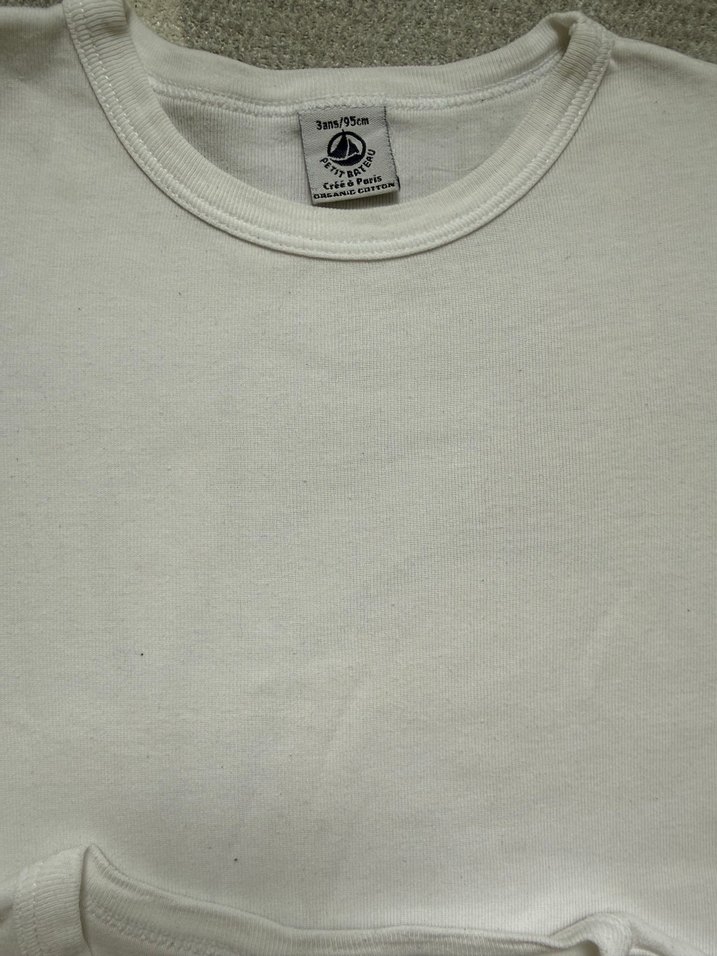 Petit Bateau Çocuk Beyaz Kısa Kollu Atlet 2'li Set - Görsel 3