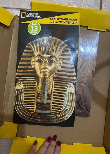 Altın Firavun Maskesi Kitabı ve 13 DVD - Görsel 5