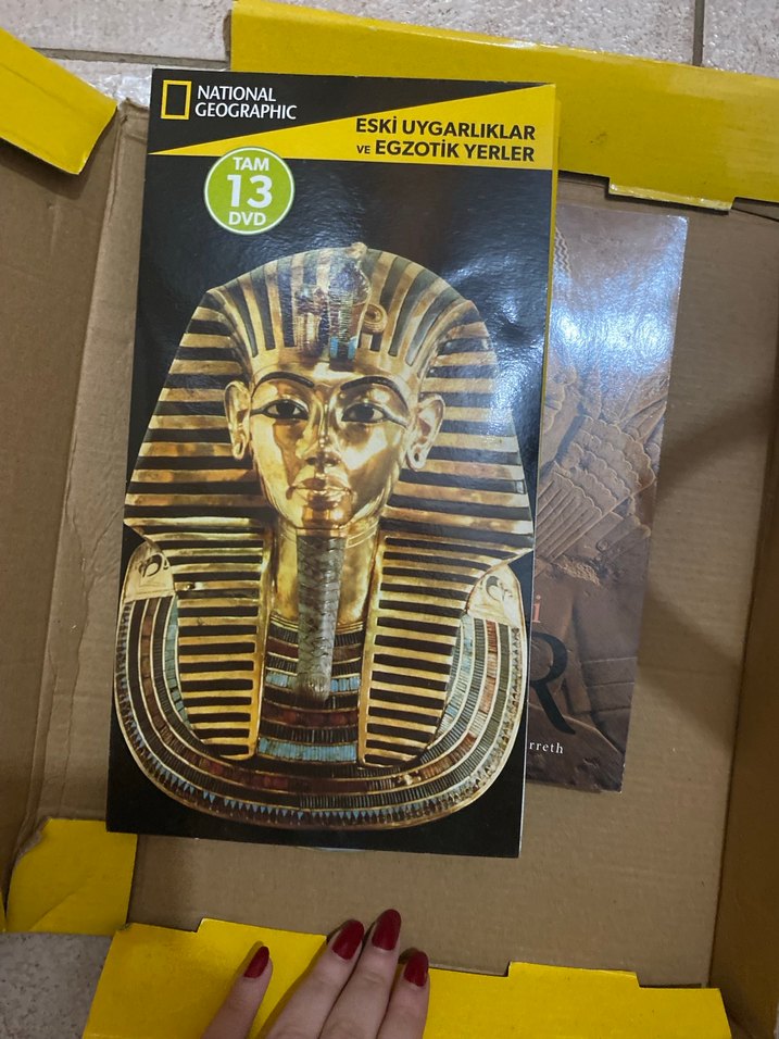 Altın Firavun Maskesi Kitabı ve 13 DVD - Görsel 5