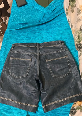 Lacivert Şort - Görsel 2