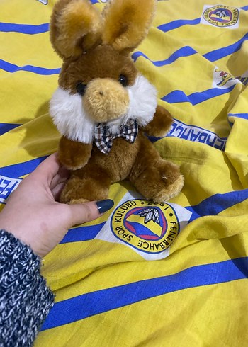 Kahverengi Peluş Tavşan Oyuncak - Görsel 4