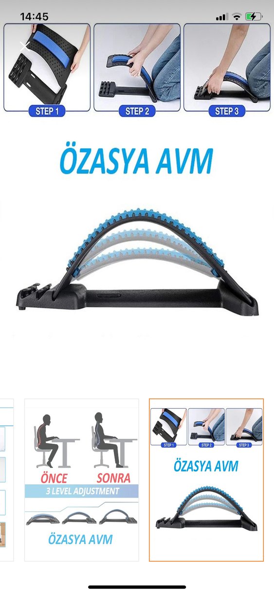 3 kademeli spor aleti - Görsel 4