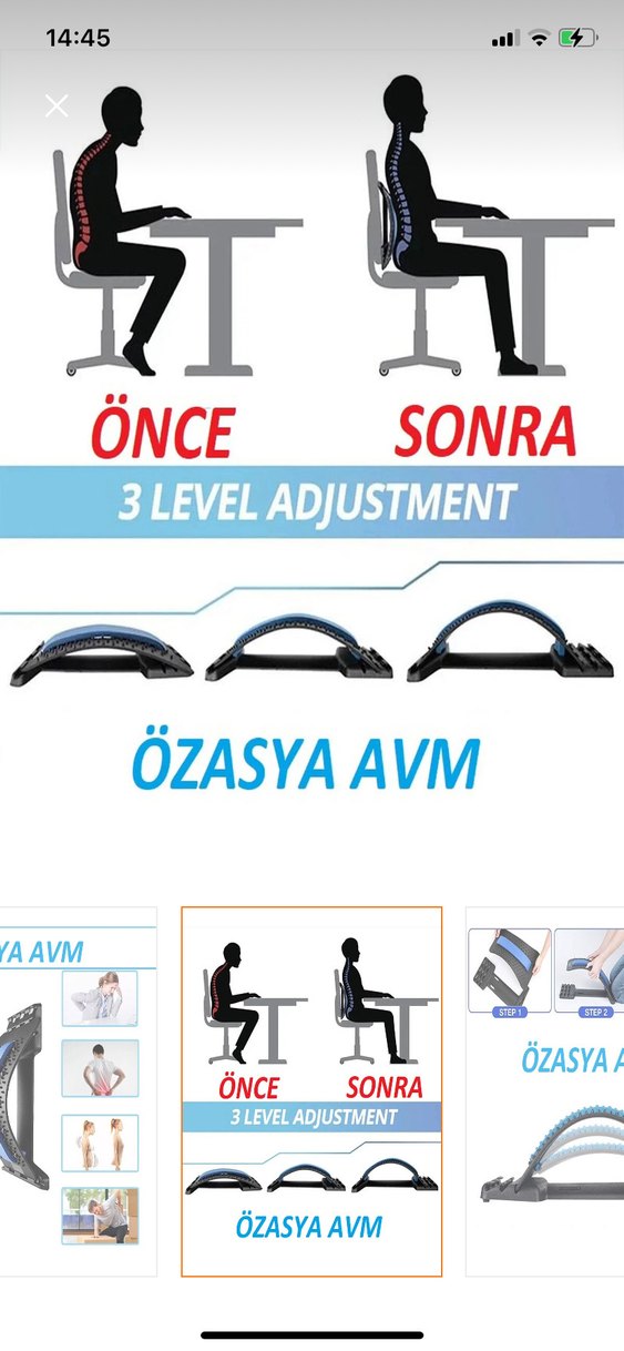 3 kademeli spor aleti - Görsel 3