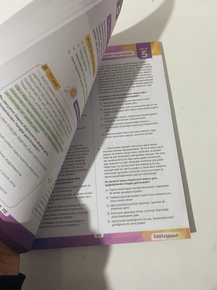 TYT Paragraf Soru Bankası - Sınav Kalitesinde - Görsel 4