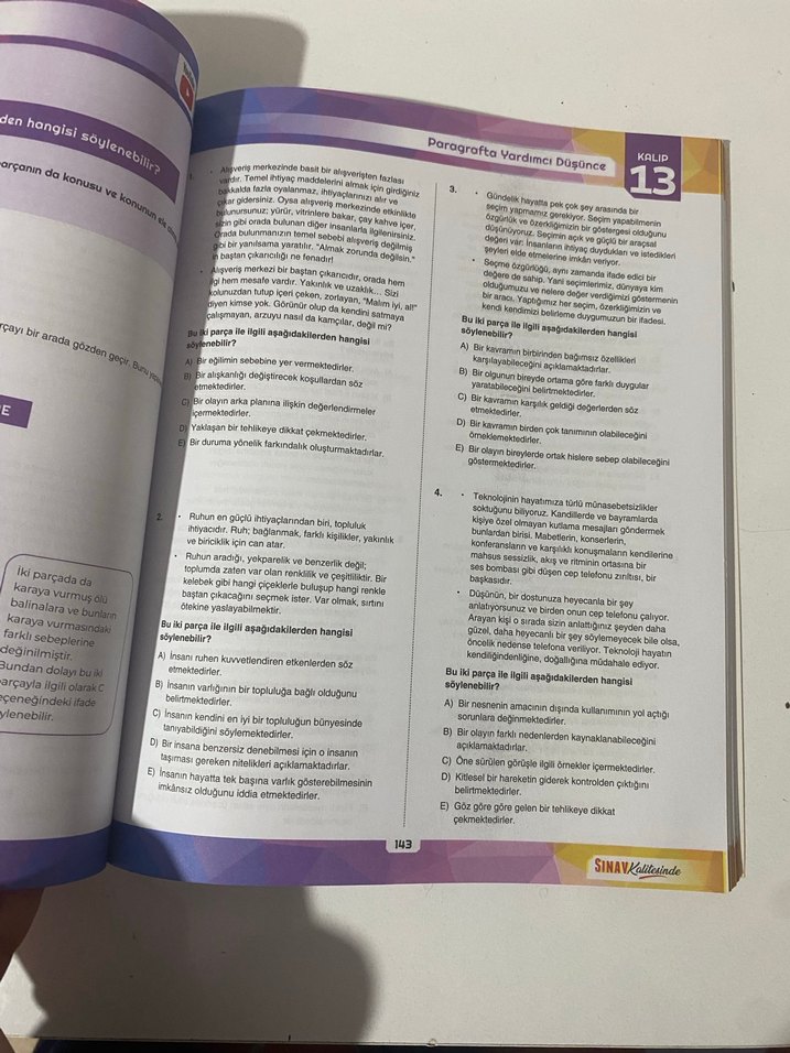 TYT Paragraf Soru Bankası - Sınav Kalitesinde - Görsel 2