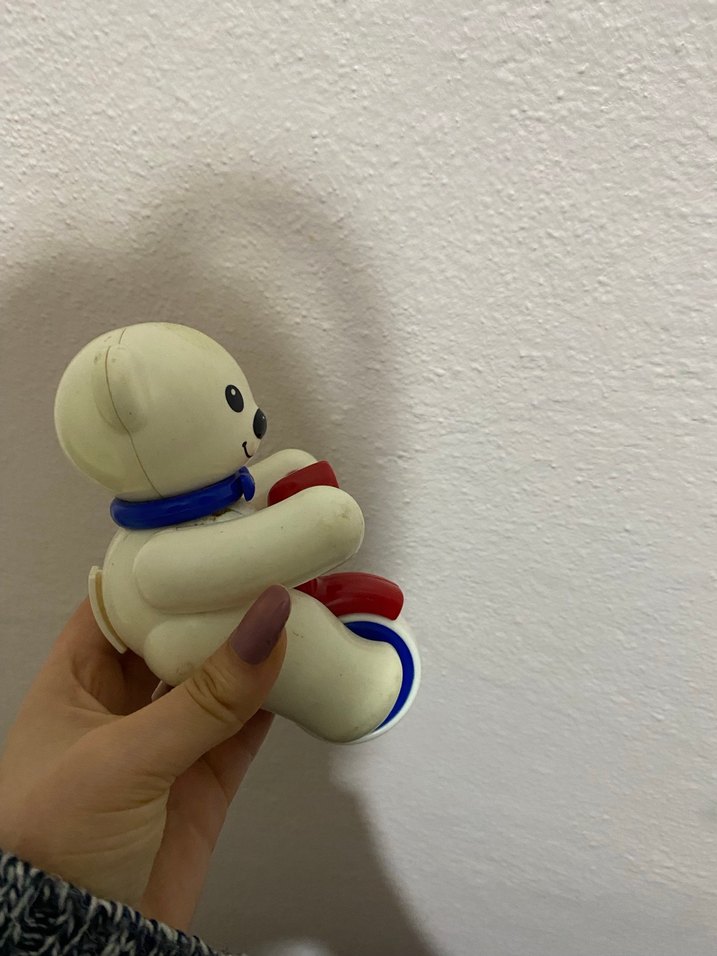 Renkli Ayıcık ve Motosiklet Oyuncak - Görsel 2