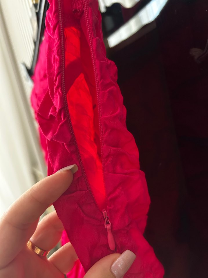 LCW fuşya jakarlı  Mini Etek - Görsel 2