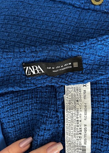 Zara ZARA TÜVİT ETEK YUMUŞAK KUMAŞ S-M Uygun