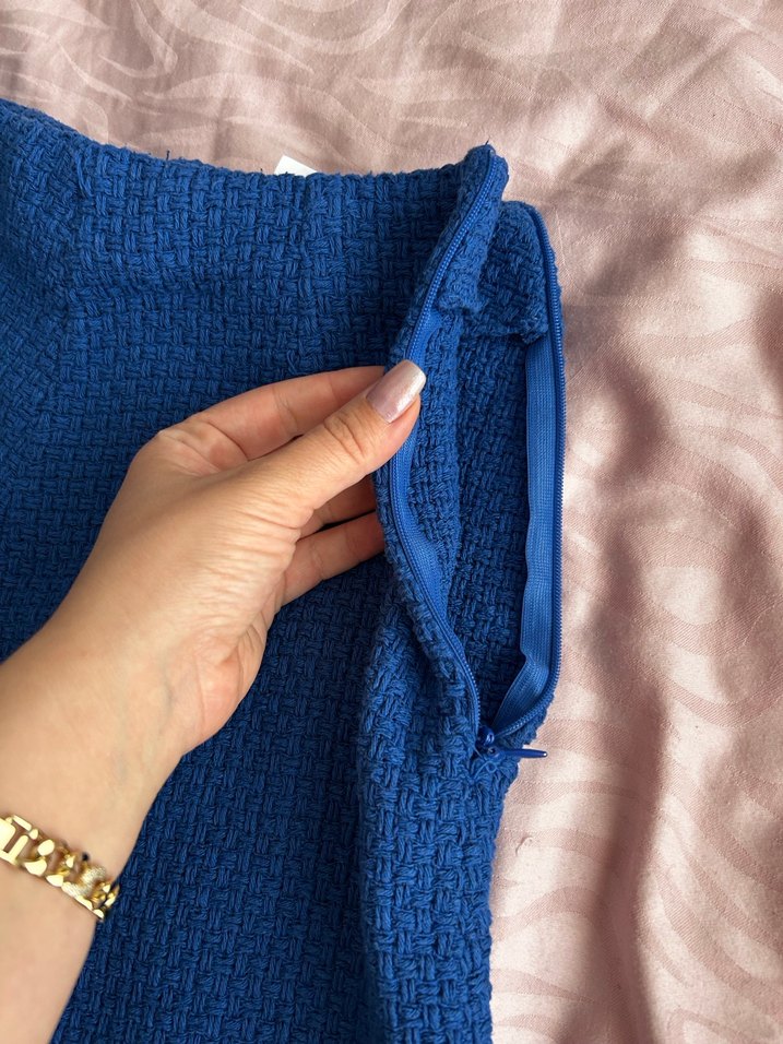 ZARA TÜVİT ETEK YUMUŞAK KUMAŞ S-M Uygun - Görsel 5