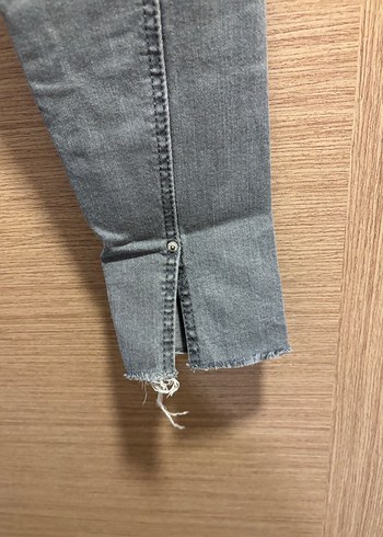 38 Beden gri Renk Gri Kadın likralı Pantolon