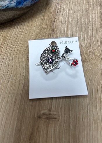 Accessorize Payetli Çok Renkli Bohem Broş