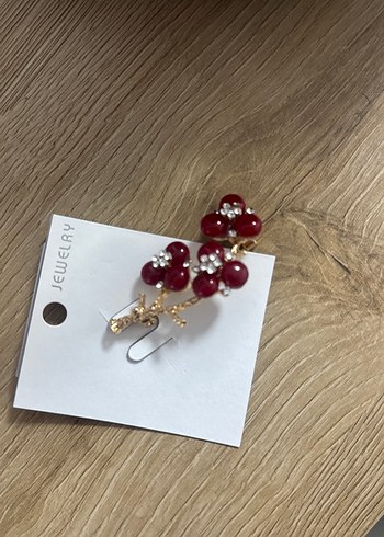  Beden Bordo Boncuklu Broş