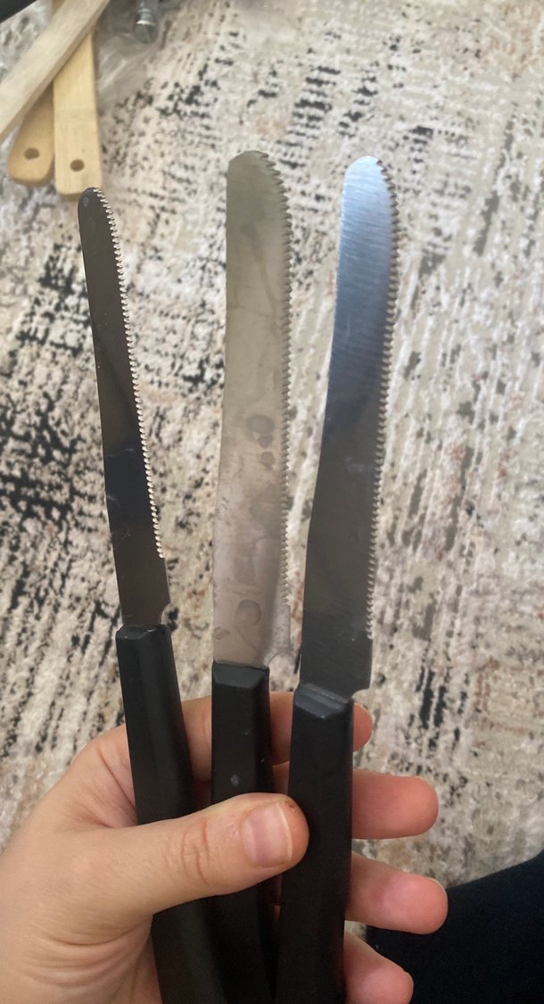 Emsan Siyah Saplı Bıçak Seti - Görsel 3