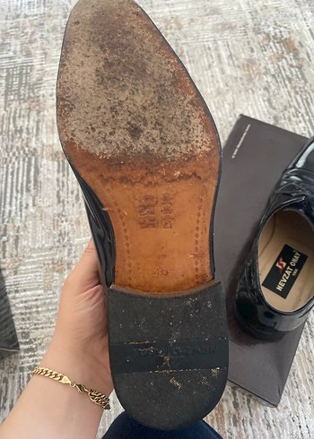 Siyah Parlak Erkek Klasik Ofis Ayakkabısı - Görsel 7