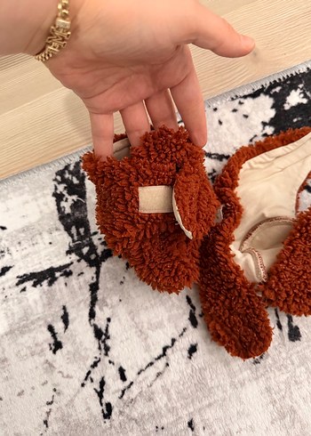 Kabarık Peluş patik - Görsel 3